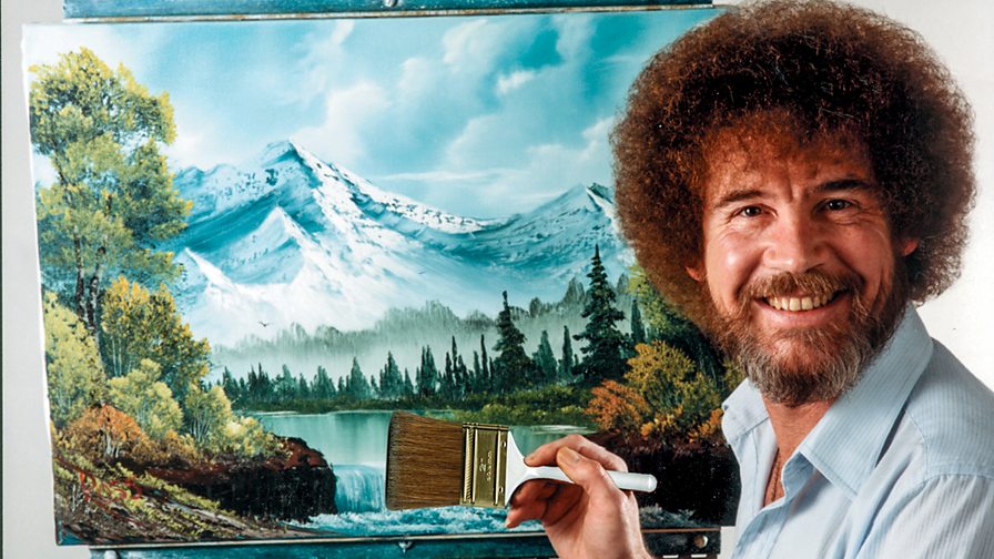 Bob Ross and the Joy of Painting on BBC 4 and BBC I Player