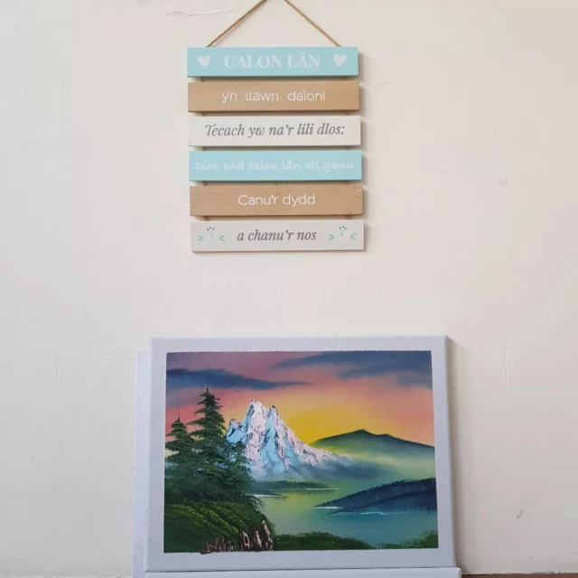 Winning combo of a lovely group and lovely venue last weekend. A real pleasure to surprise the birthday gal with a round of Bob Ross painting!